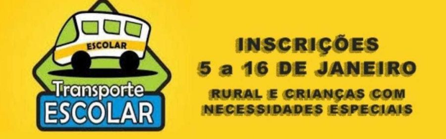 Educação abre recadastramento para transporte escolar rural e especial em São João Nepomuceno
