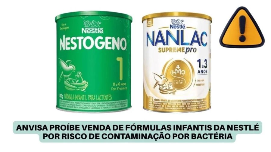 Anvisa proíbe e recolhe lotes de fórmulas infantis da Nestlé por risco de contaminação bacteriana