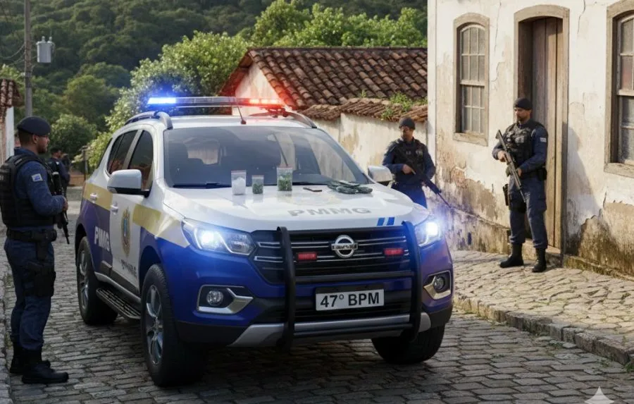 Denúncia de Maus-Tratos Leva Polícia Militar a Descobrir Ponto de Tráfico em Miraí