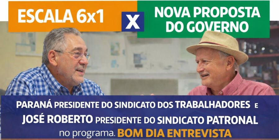 Escala 6x1 em pauta: Bom Dia Garbosa Entrevista debate nova proposta do governo nesta terça (24)