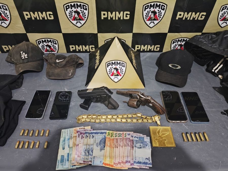 QUADRILHA ARMADA É PRESA APÓS ROUBO A RESIDÊNCIA E POSTO DE COMBUSTÍVEL EM PEQUERI